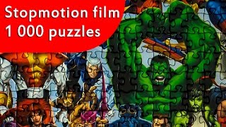 Puzzle  Marvel Heroes  Stopmotion film [upl. by Kyle735]