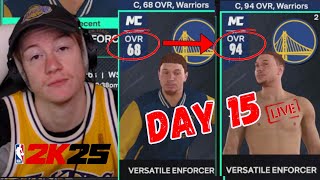 NBA 2K25 No Money Spend Grind Day 15 Year 3 CONF FINALS [upl. by Aihsetan]