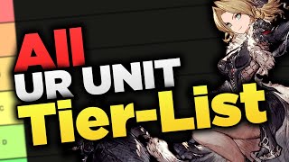 WoTV ALL UR Unit Tier List 2024 The List is LOOONNNGGG FFBE War of the Visions [upl. by Odlareg]