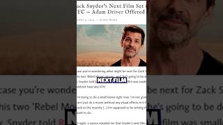 Zack Snyder UFC Movie CONFIRMED [upl. by Madi]