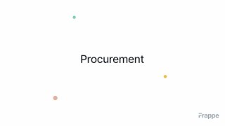 Procurement course Introduction  ERPNext [upl. by Gertrud838]