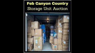 NCauctionscom  2024 Feb Canyon Country Overstock Storage Unit Auction [upl. by Aretina]