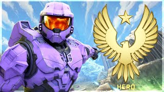 HALO INFINITE MAX RANK HERO ACHIEVED [upl. by Arrehs]