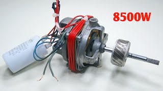 Magnet Activity 8500W 220V Free Energy How To Make Electricity At Home Generator [upl. by Nniuq]