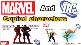 Marvel Vs Dc Copied Characters [upl. by Lenore302]