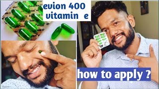 evion400 vitamin e skin oil treatment how to apply on face for man mens grooming by nikhil kohli [upl. by Bornstein86]