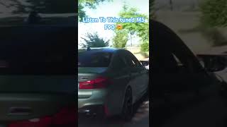 Insane M5 F90 BMW acceleration 🤯 [upl. by Templia]