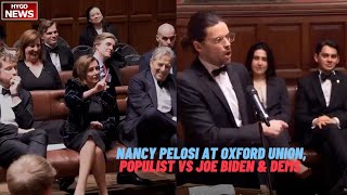 UK’s Winston Marshall amp Nancy Pelosi at Oxford Union Populist Calls Out Joe Biden amp Dems [upl. by Megen]