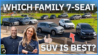 Which 7 Seat SUV Is Best For Your Family 12 SUV Mega Test  Drivecomau [upl. by Killie93]