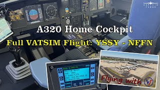 Full VATSIM flight  YSSYNFFN  Oceanic Position Reports  CPDLC  Joining V1 on his Long Haul [upl. by Margeaux]