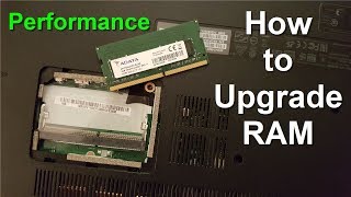 How to Upgrade laptop RAM and How to Install laptop Memory 2019  Faster laptop  Beginners [upl. by Wheelwright]