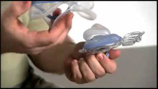 Removing the cushions  Respironics EasyLife Nasal CPAP Mask [upl. by Berkow]