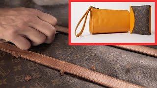 Giving this vintage LOUIS VUITTON Keepall a New Life [upl. by Constant]