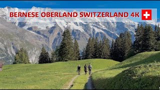 Bernese Oberland Region Highlights Switzerland 4K [upl. by Ecal189]