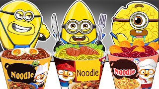 Despicable Me 4  Mega Minions Cooking Spicy Food Challenge  ASMR  Mukbang Animation [upl. by Ainud]