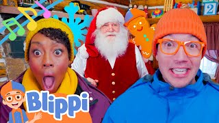 Blippi and Meekah Wish You a Blippi Christmas  Classic Holiday Nursery Rhymes for the Family [upl. by Conyers720]