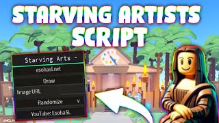 NEW starving artists Script PASTEBIN 2024 AUTO DRAW AND MORE [upl. by Namsu]