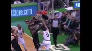 Jayson Tatum dunks on Lebron James [upl. by Enytnoel690]