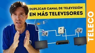 Duplicar CANALES DE TELEVISIÓN en MÁS TELEVISORES [upl. by Hailahk]