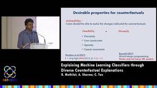 Explaining Machine Learning Classifiers through Diverse Counterfactual Explanations [upl. by Cadmarr]