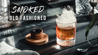 How to make a Smoked Old Fashioned  How to smoke cocktails at home [upl. by Aylward671]