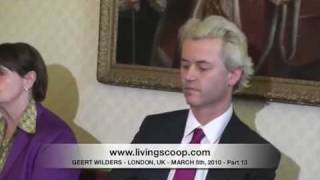 Geert Wilders  Muhammad Was A Paedophile And Mass Murderer [upl. by Kimmie845]