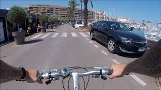 Balade velo  Canet en Roussillon  St Cyprien [upl. by Nylak]