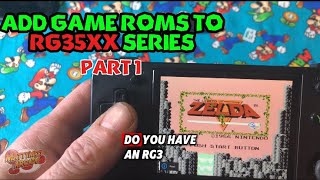 How To Add Games to Anbernic RG35XX RG35XX PLUS and the RG35XX H [upl. by Euseibbob]