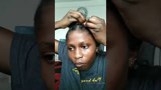 How to cornrow your own hair for beginners Didi Inward Cornrow naturalhairshorts Cornrow4chair [upl. by Esyli]