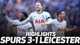 HIGHLIGHTS  Spurs 31 Leicester City [upl. by Samy]