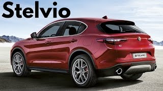 Red Alfa Romeo Stelvio Q4  Midsize Luxury Crossover with Outstanding Performance [upl. by Adolfo]