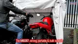 Sealey MS067 Motorcycle Storage Shelter [upl. by Lipkin]