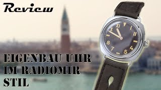 Panerai Radiomir vintage Stil  Uhr selber bauen  Taschenuhr Umbau  DIYUhrenbauer  deutsch [upl. by Nnayecats]