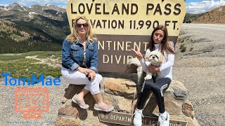 4K Unbeatable Views Colorado Loveland Pass Keystone Lake Dillon Marina [upl. by Emrich686]