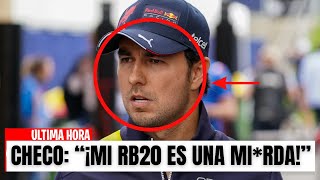 FORMULA 1 HOY ¡CHECO PÉREZ SUELTA BOMBA A RED BULL RACING [upl. by Llertnauq566]