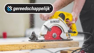 Uitleg Veilig werken met een cirkelzaag [upl. by Ube]