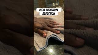 Digit Abduction Adduction fyp abduction towel explore [upl. by Curley]