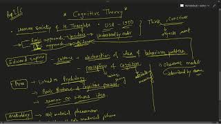 ANTHROPOLOGICAL THEORIES COGNITIVE ANTHROPOLOGY [upl. by Ecinna]