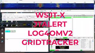 Configuration Wsjtx Jtalert GridTracker Et Log4om en FT8💫🌀🌈✨😘💜🙏 [upl. by Pfosi]