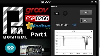 Connection Platform Groov IIoT with ESP8266 by Opto22  PDAControl [upl. by Vtehsta]