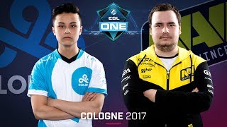 CSGO  Cloud9 vs NaVi Mirage Map 1  Semifinal  ESL One Cologne 2017 [upl. by Ytissahc]