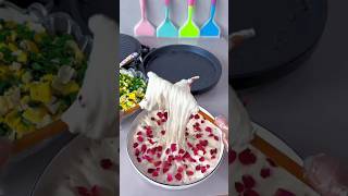 Beautiful snacks flower pasta making pastareceipe food delicious italianrecipes [upl. by Wordoow]