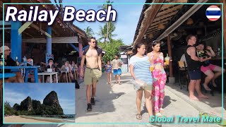 RAILAY BEACH Krabi Is it the BEST BEACH How to get there Full Walking Street Tour Now 2023 [upl. by Carole]