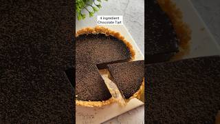 4 ingredient chocolate tart recipe [upl. by Navets512]