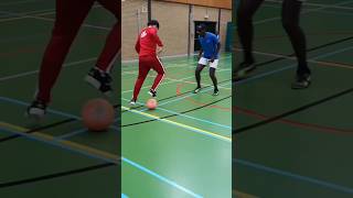 amazing skill tutorial 💥💯futsal football skill shorts [upl. by Trahurn]