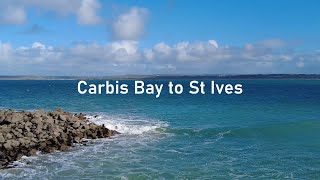 Carbis Bay to St Ives Winter Walk [upl. by Dulcy101]