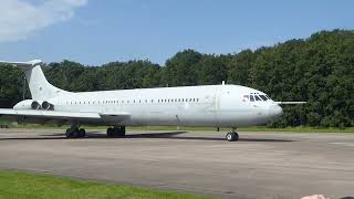 The final appearance of Vickers VC10 ZD241 at Bruntingthorpe Airfield [upl. by Kifar]