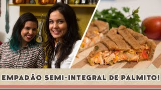 Empadão Semiintegral de Palmito  Receitas de Minuto  Presunto Vegetariano 119 [upl. by Philan]