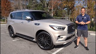 Is the 2023 Infiniti QX80 a better luxury SUV than a Cadillac Escalade [upl. by Gerson787]