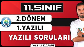 11SINIF MATEMATİK 2DÖNEM 1YAZILI SORULARI  💯 YAZILI KAMPI 💯 [upl. by Teryn488]